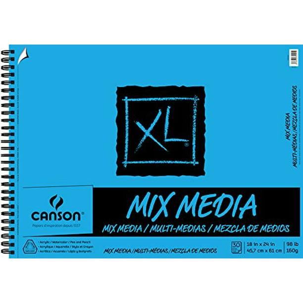 Canson XL Mixed Media Paper Pad Various sizes and sheets 98 lb